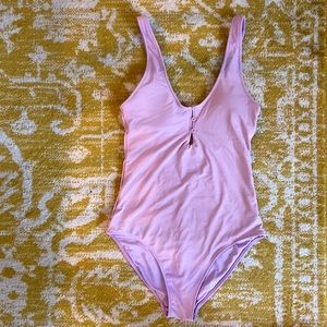 Lavender Aerie One Piece Swim Suit Small
